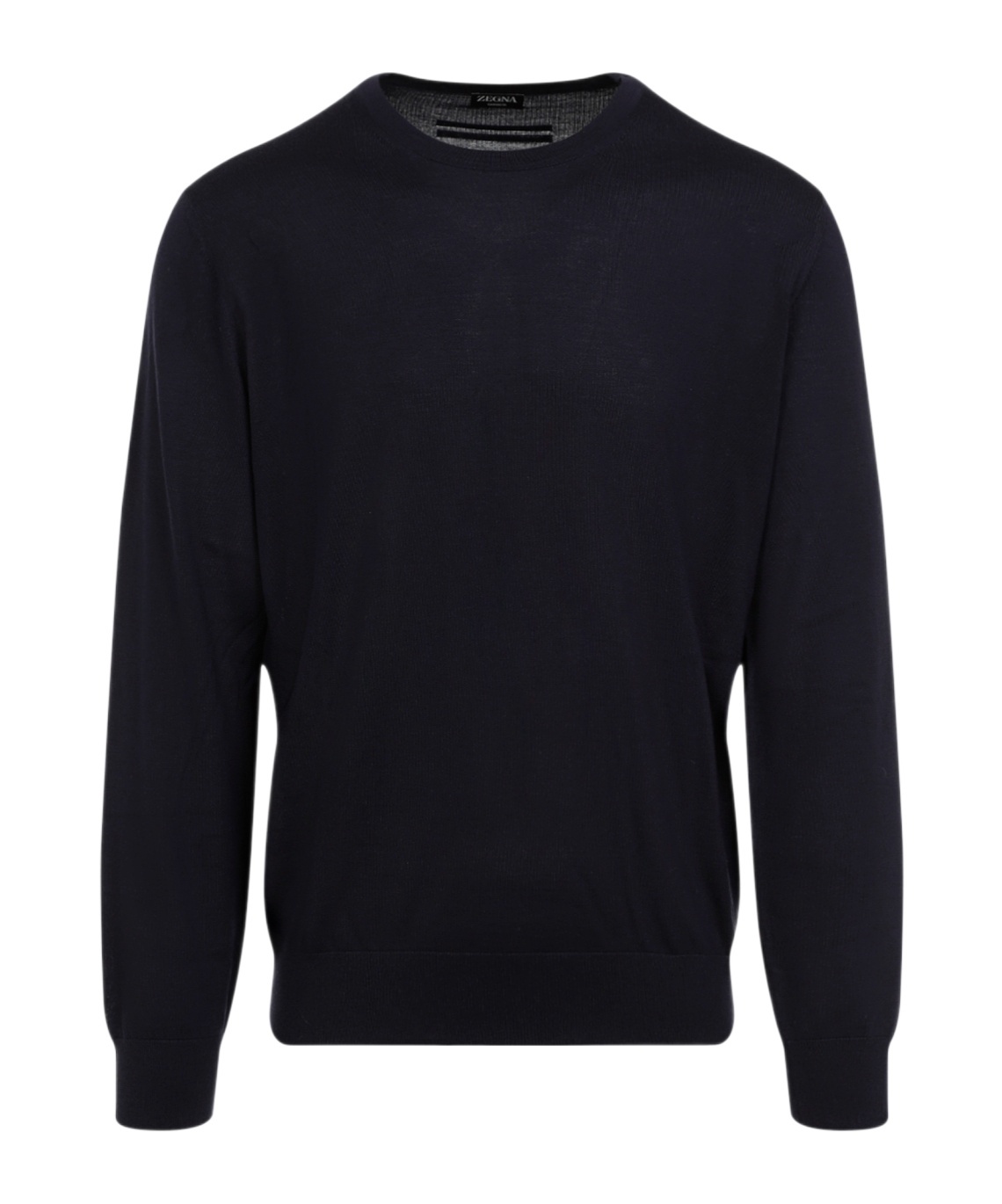 Zegna Men's Cashmere And Silk Sweater In Black