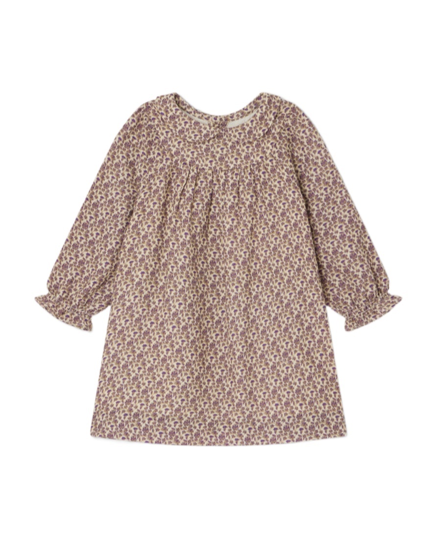 Bonpoint Long Sleeved Dress In Nude