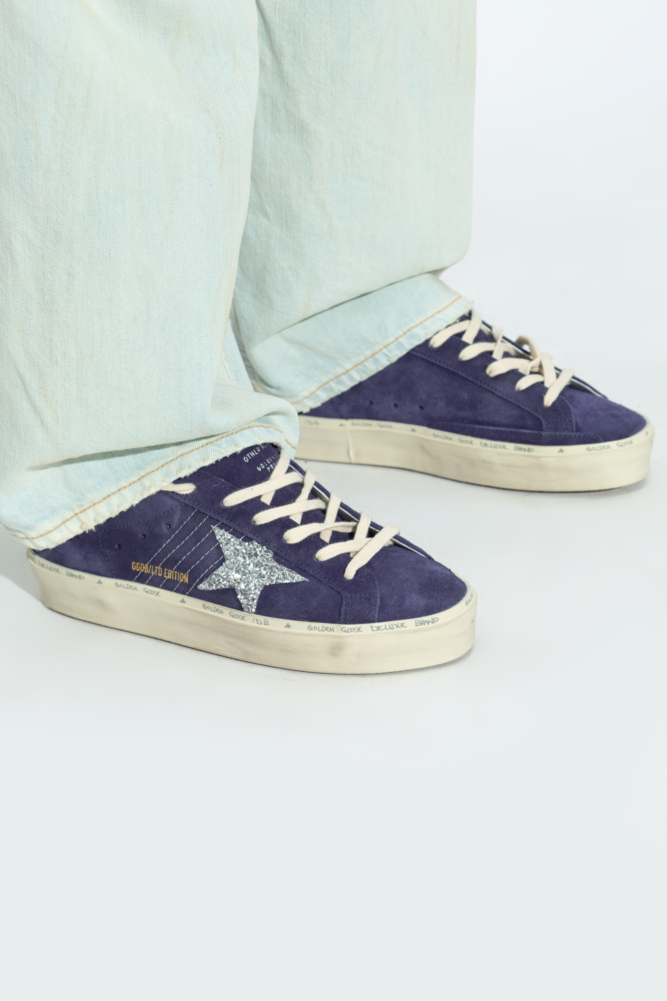 Golden Goose Round Head Low-cut Casual Shoes In Black