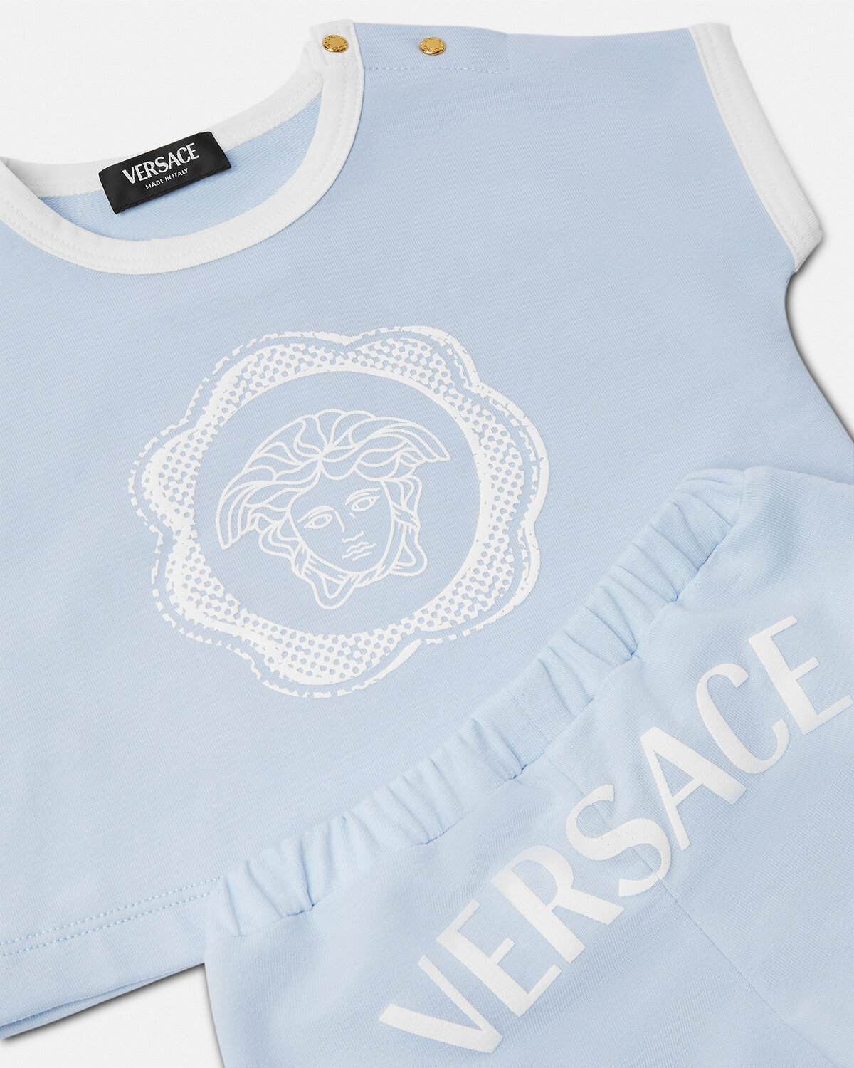 Versace Medusa-print Shorts Set