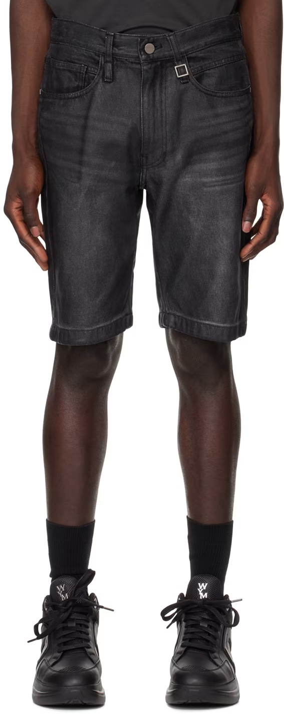 Wooyoungmi Faded Denim Shorts