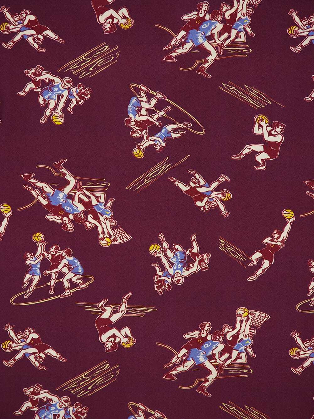 Bode Layup Shirt In Purple