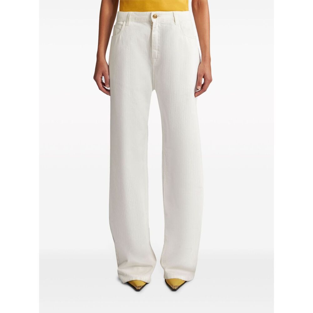 ETRO BELT RING DENIM TROUSERS
