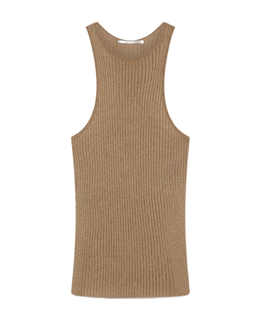 Shop Stella Mccartney I-vest Sweater In Brown