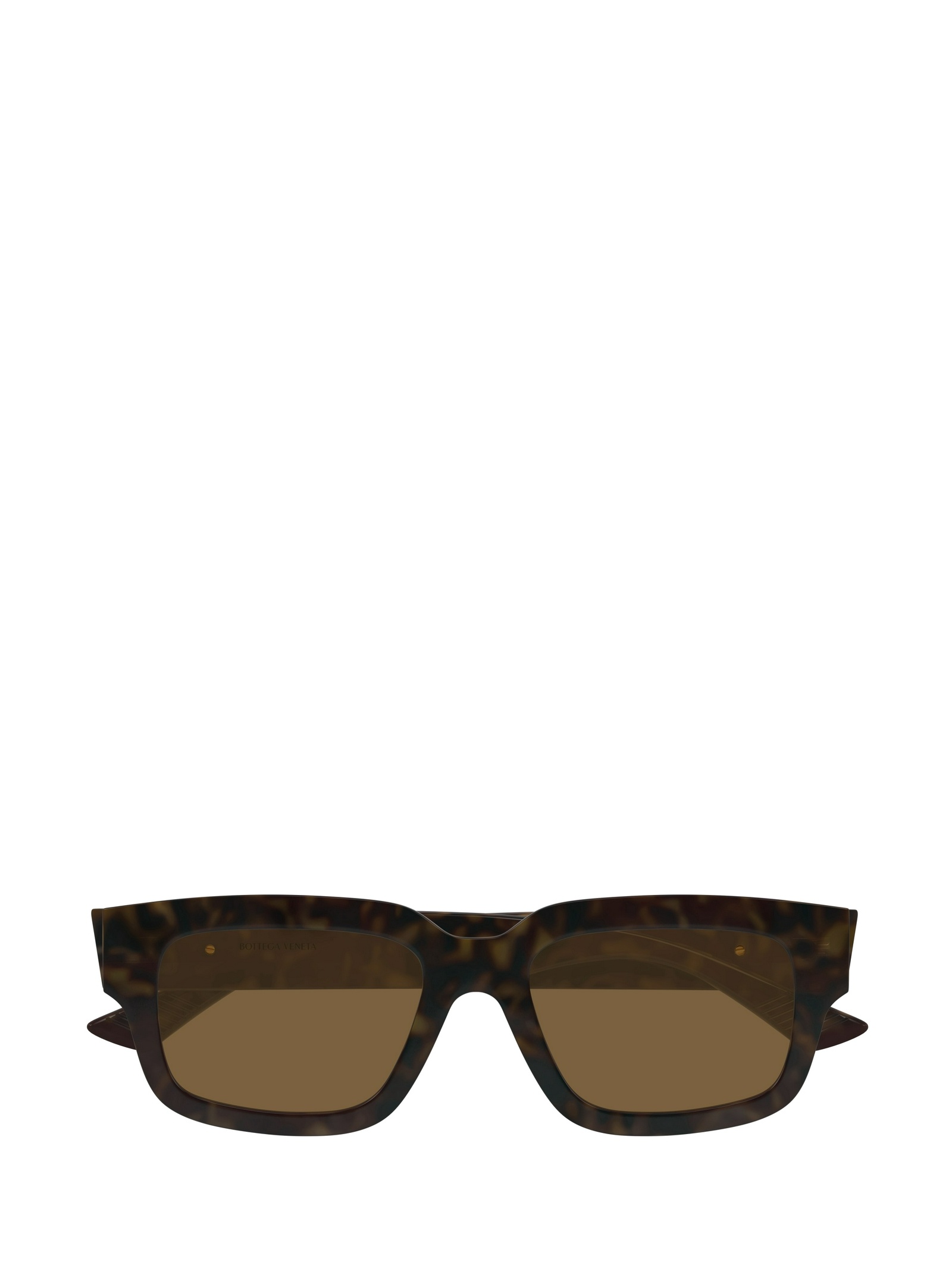 Bottega Veneta Eyewear Ultrathin Squared Sunglasses In Black