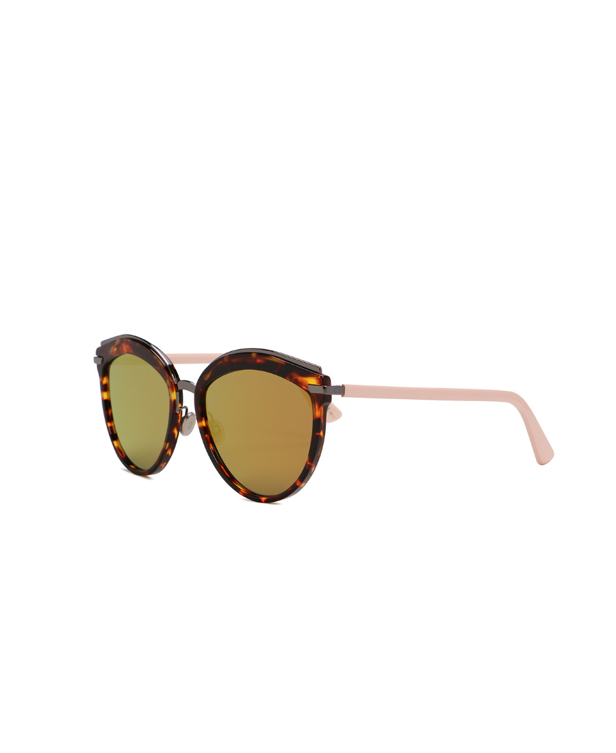 Dior Logo Sunglasses In Brown