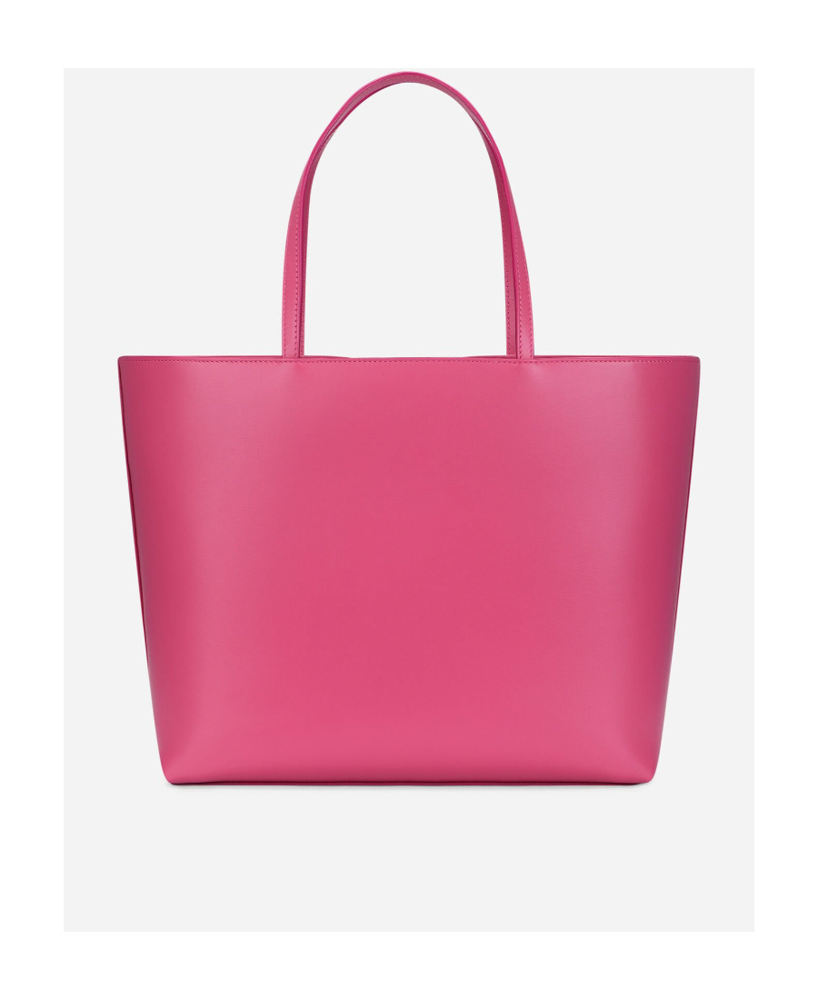 Dolce & Gabbana Embossed-logo Tote Bag In Pink