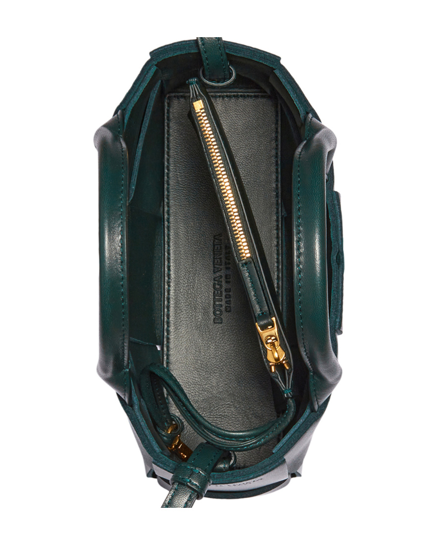 Bottega Veneta Micro Arco Dual-handle Shoulder Bag In Green