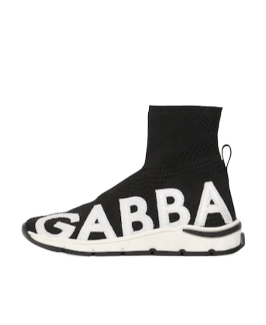 Dolce & Gabbana Logo Inlaid Knitted Sock Sneakers