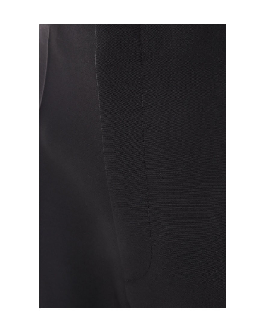 The Row Wool Pleated Detail Casual Pants In Black