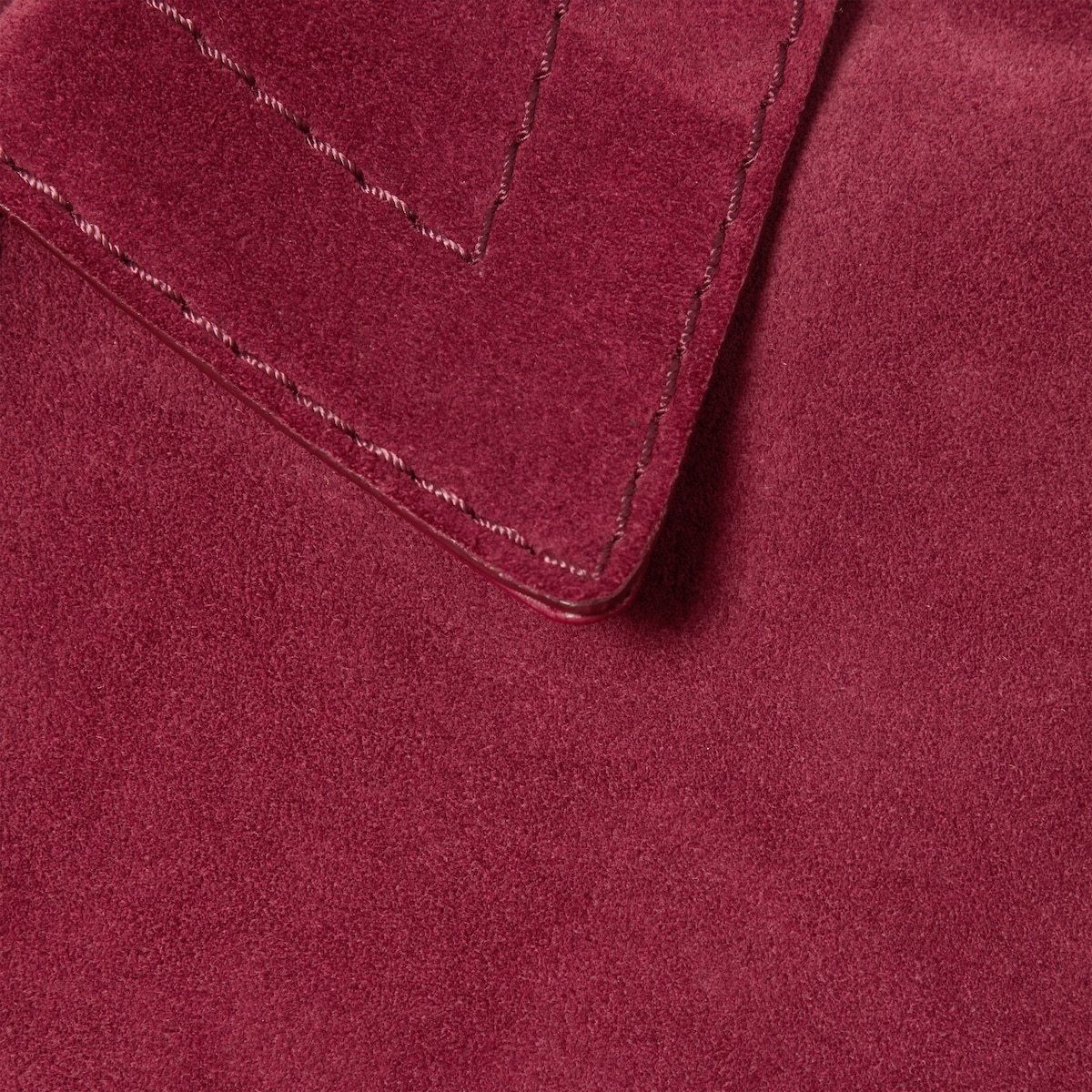 Gucci Suede Dress With Detachable Belt In Red