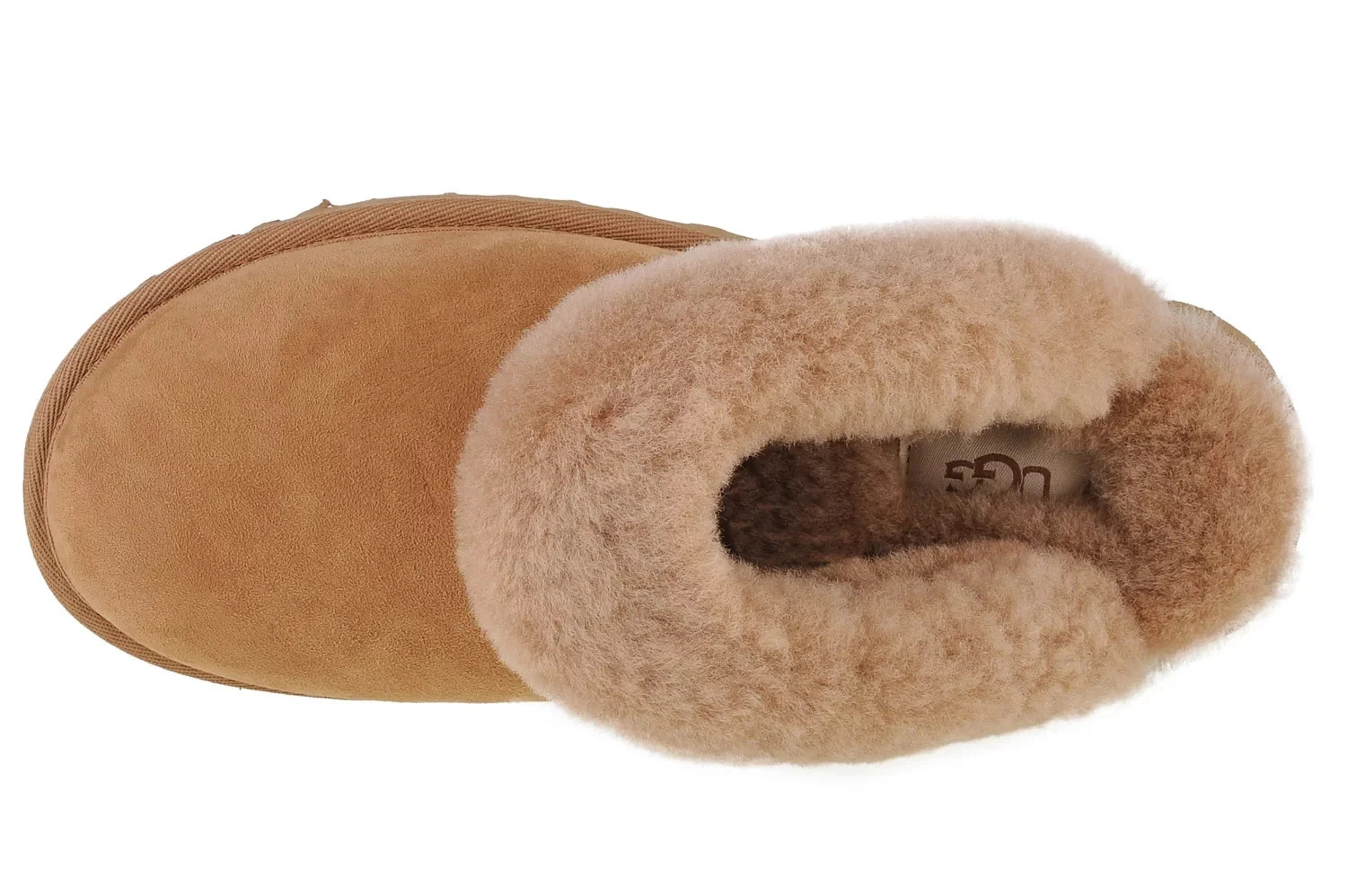 Ugg Shearling Trim Classic Slippers In Multi