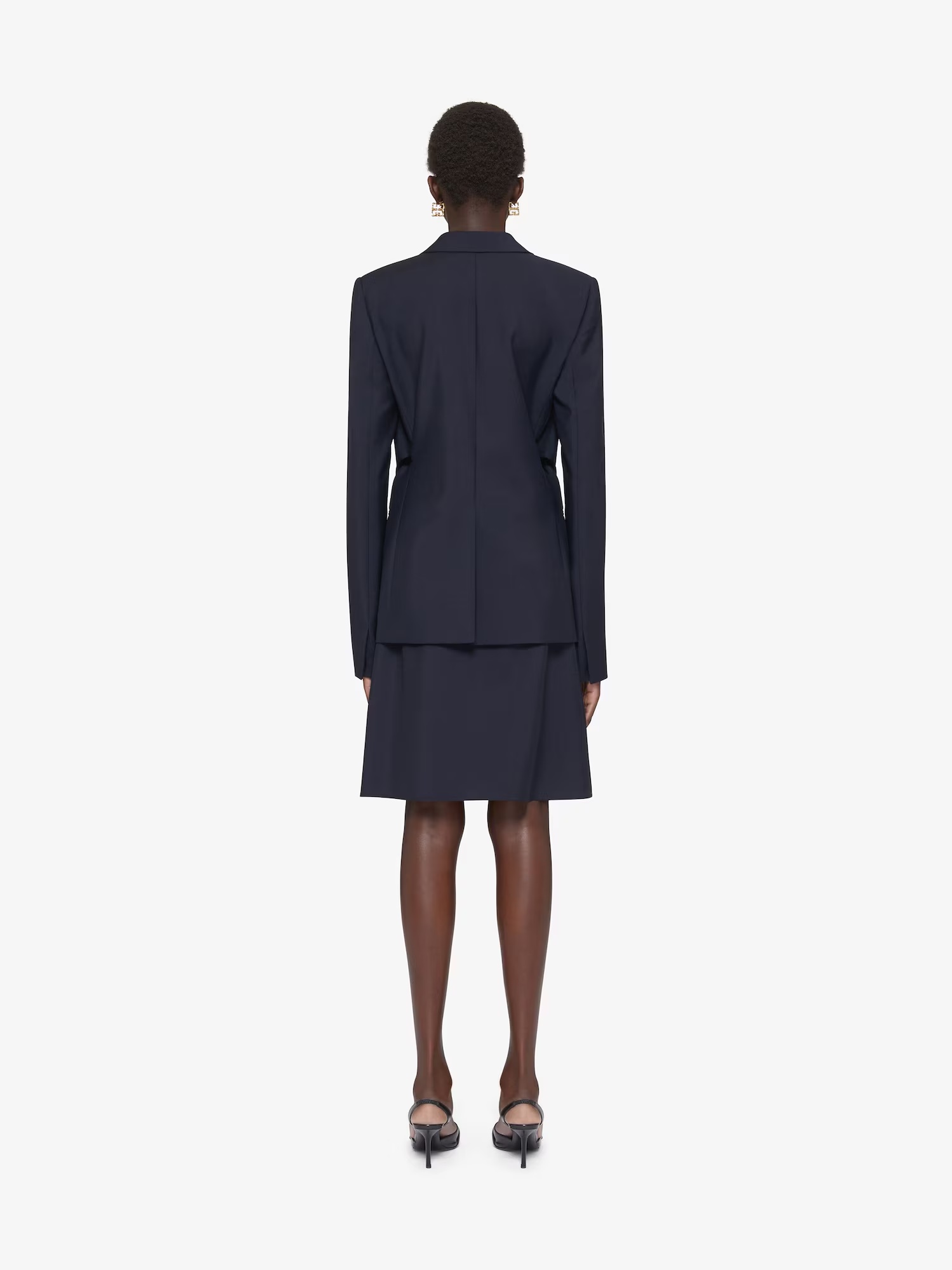 Givenchy Voyou Wool Suit Coat In Blue