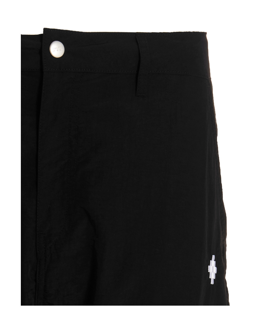 Marcelo Burlon County Of Milan Marcelo Burlon Nylon Cargo Pants In Black