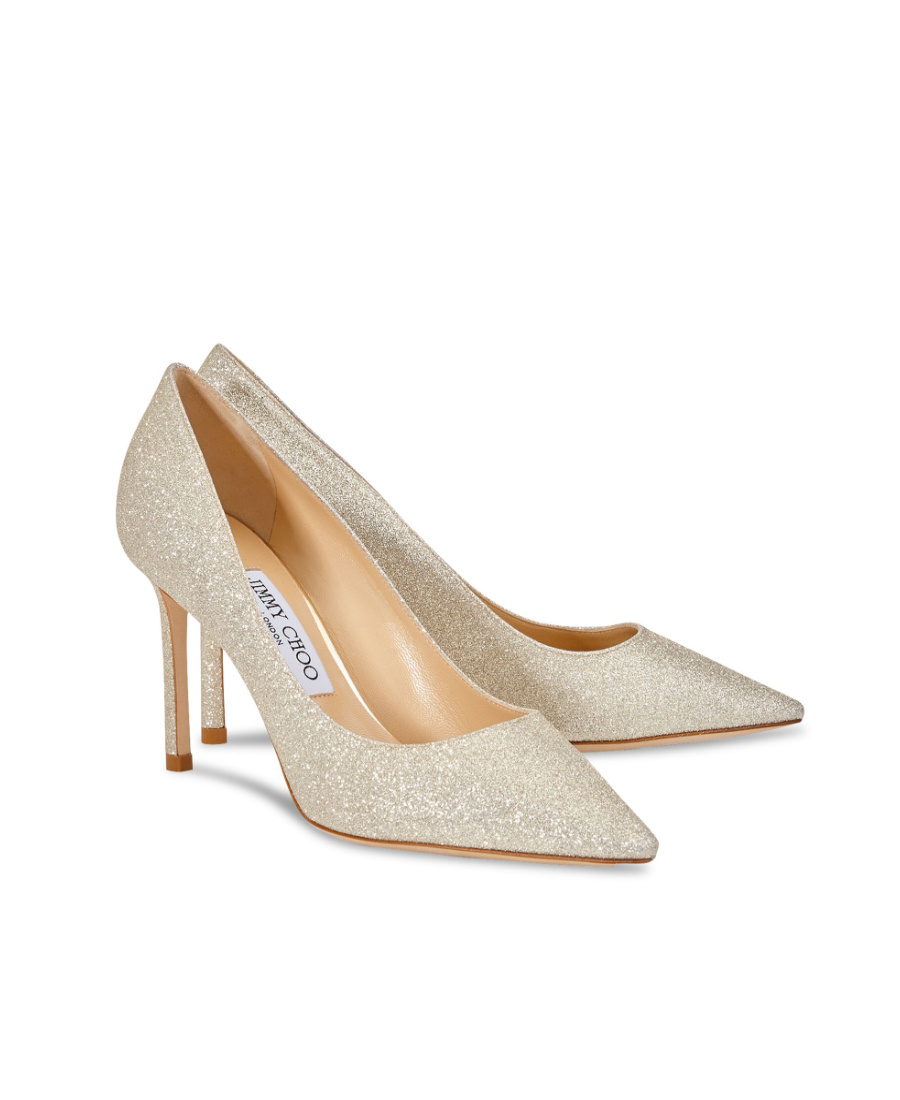 Jimmy Choo Romy 85 Dusty Glitter Pumps Women In Multi