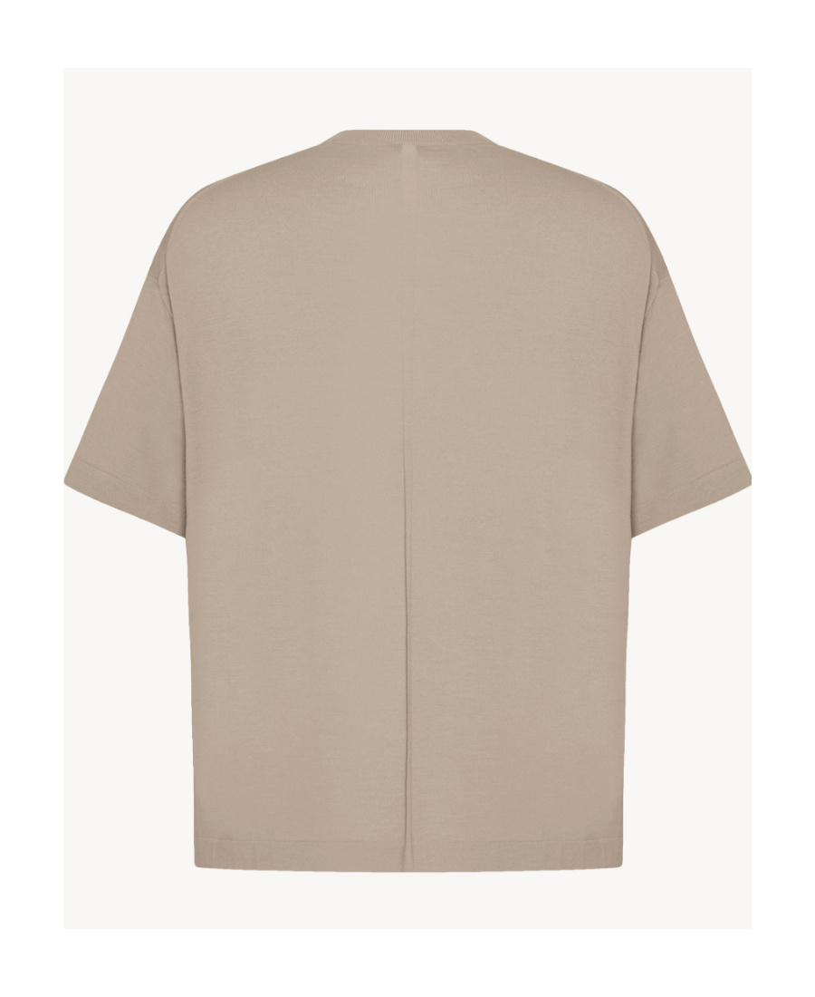 The Row Round-necked T-shirt In Nude