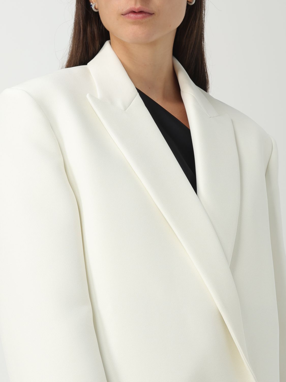 Shop Philosophy Di Lorenzo Serafini Long Sleeved Suit Jacket In White
