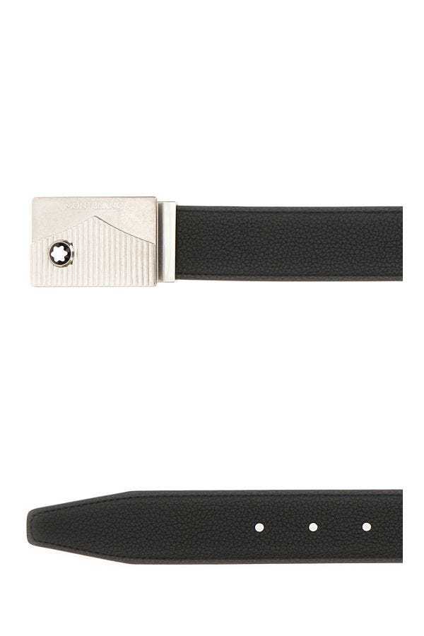 Montblanc Double-sided Belt In Black