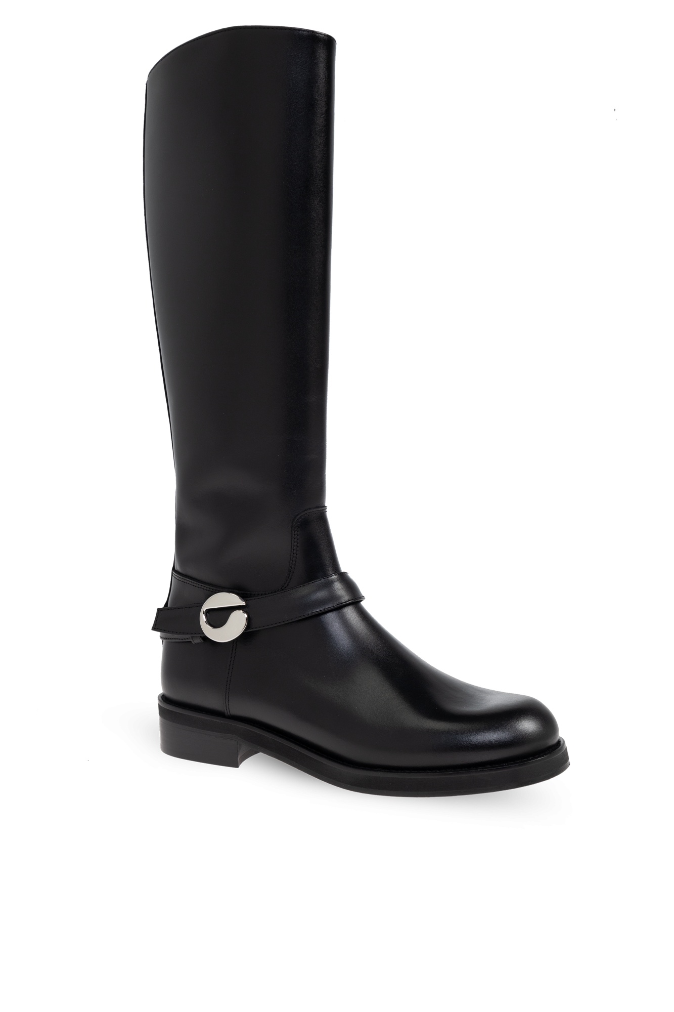 Coperni Buckle Strap Boots In Black