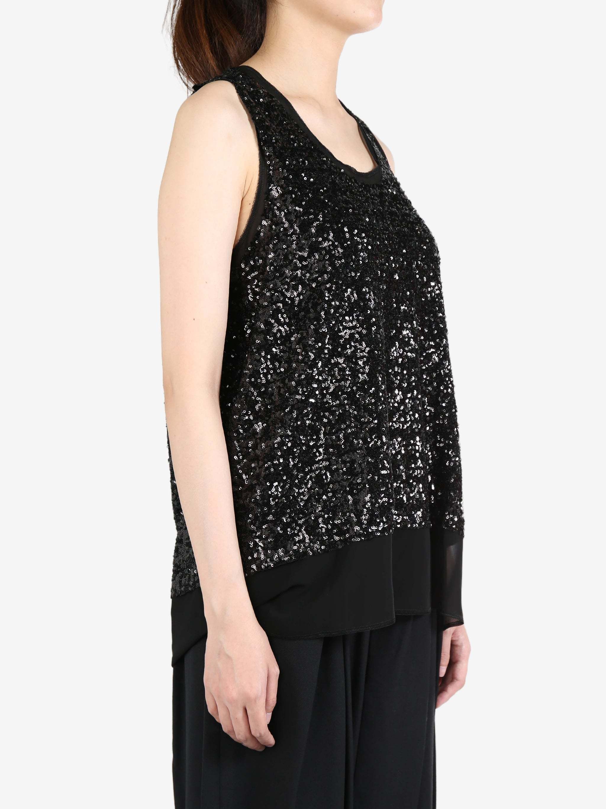 COMME DES GARÇONS SEQUINED VEST 