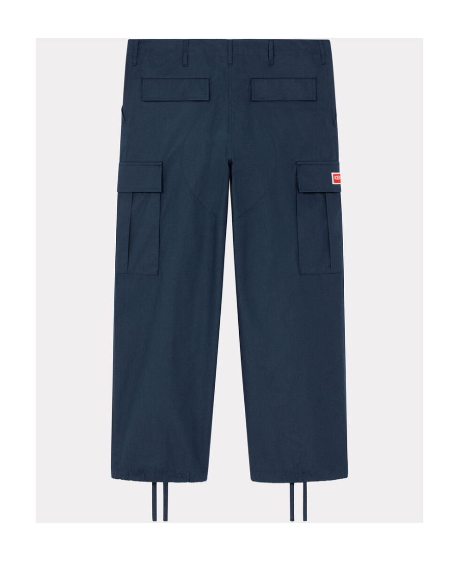 Kenzo Cargo Pants In Blue