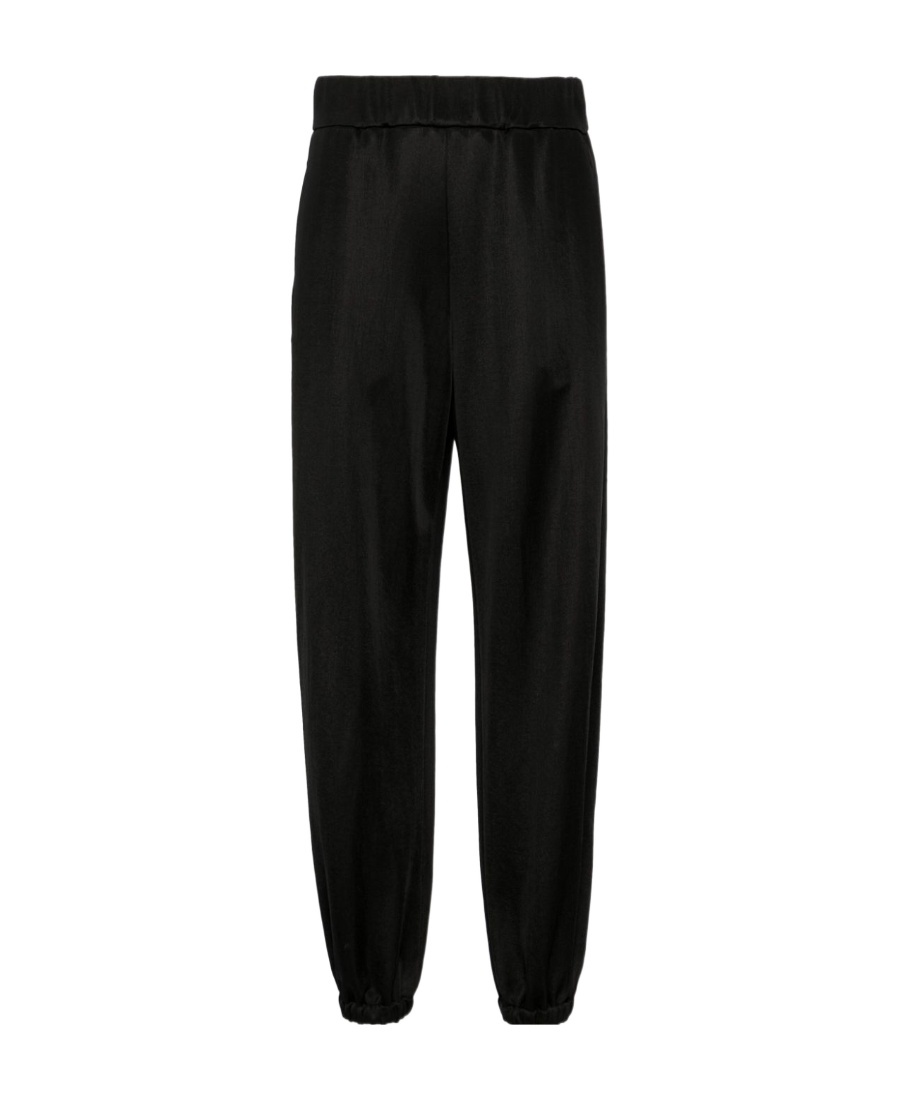 Jil Sander High-waist Tapered Trousers In Black