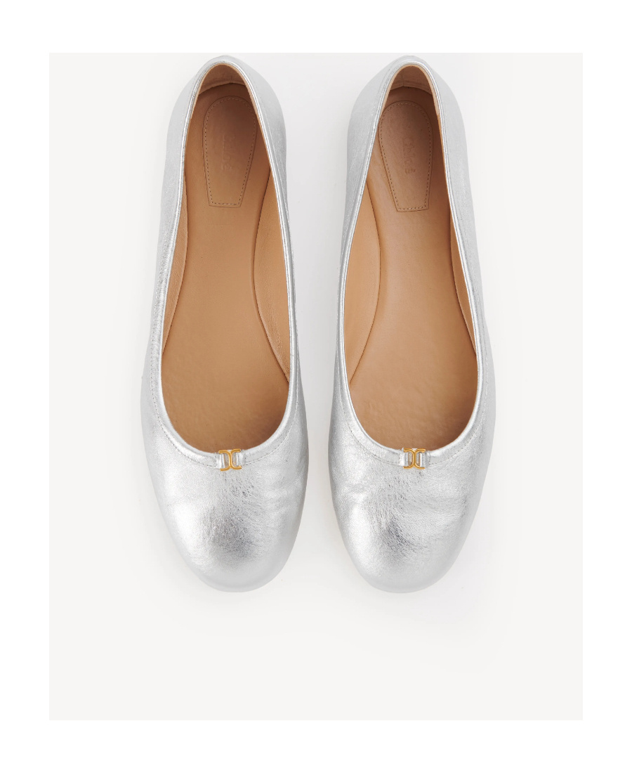 Chloé Ballet Shoes In White