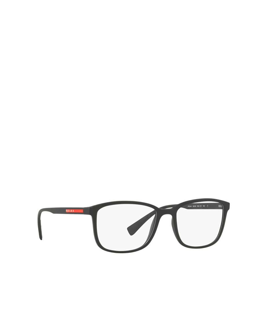 Shop Prada Square-frame Glasses In Black