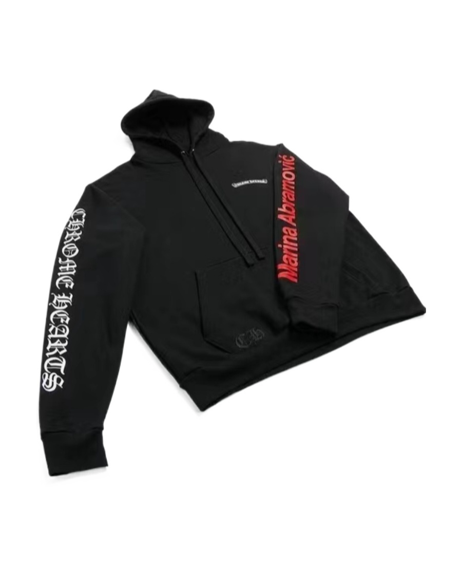 Chrome Hearts Pull Rope Hooded Sweater In Black