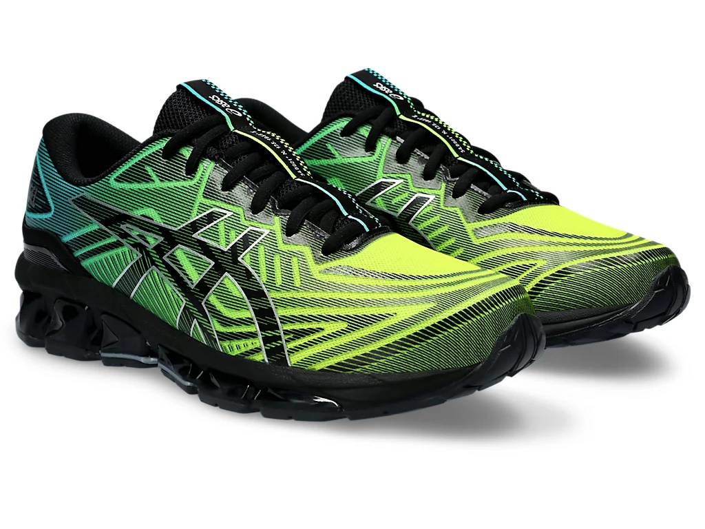 Asics Lace Up Sneakers In Black