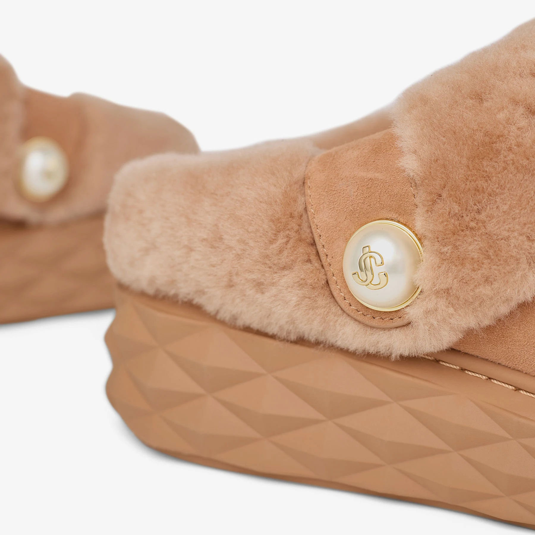 Jimmy Choo Round-toe Mules In Brown