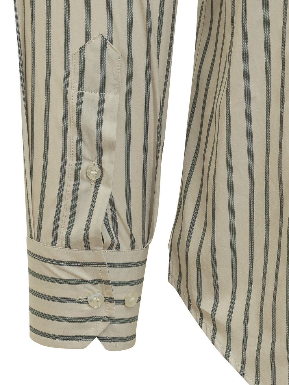 Etro Pegaso-motif Striped Shirt In White