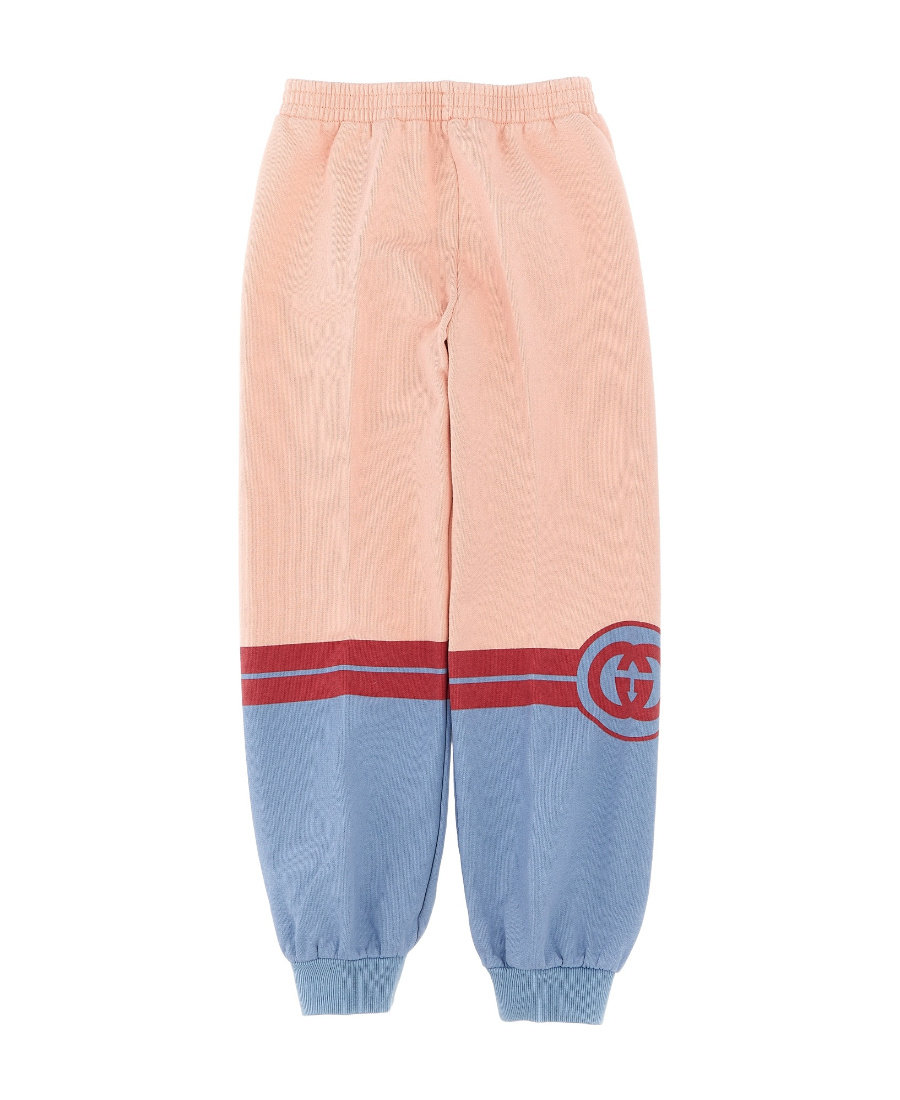 Gucci Interlocking G-print Track Pants In Nude