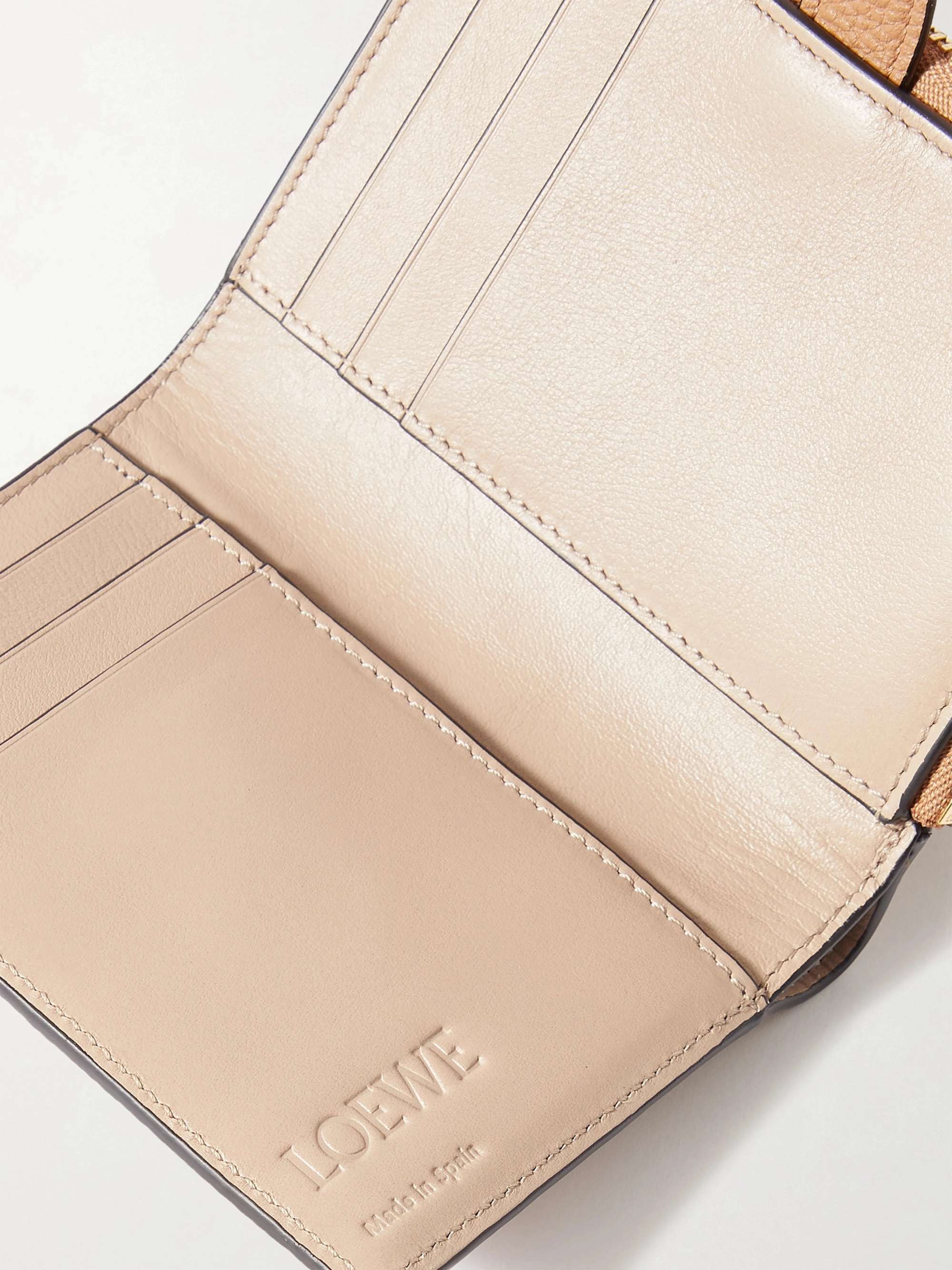 Loewe Logo Wallet In Brown