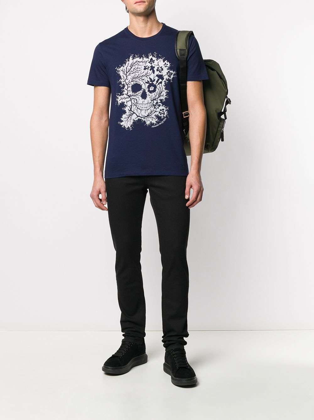 Alexander Mcqueen Trousers Denim Five Pockets In Black