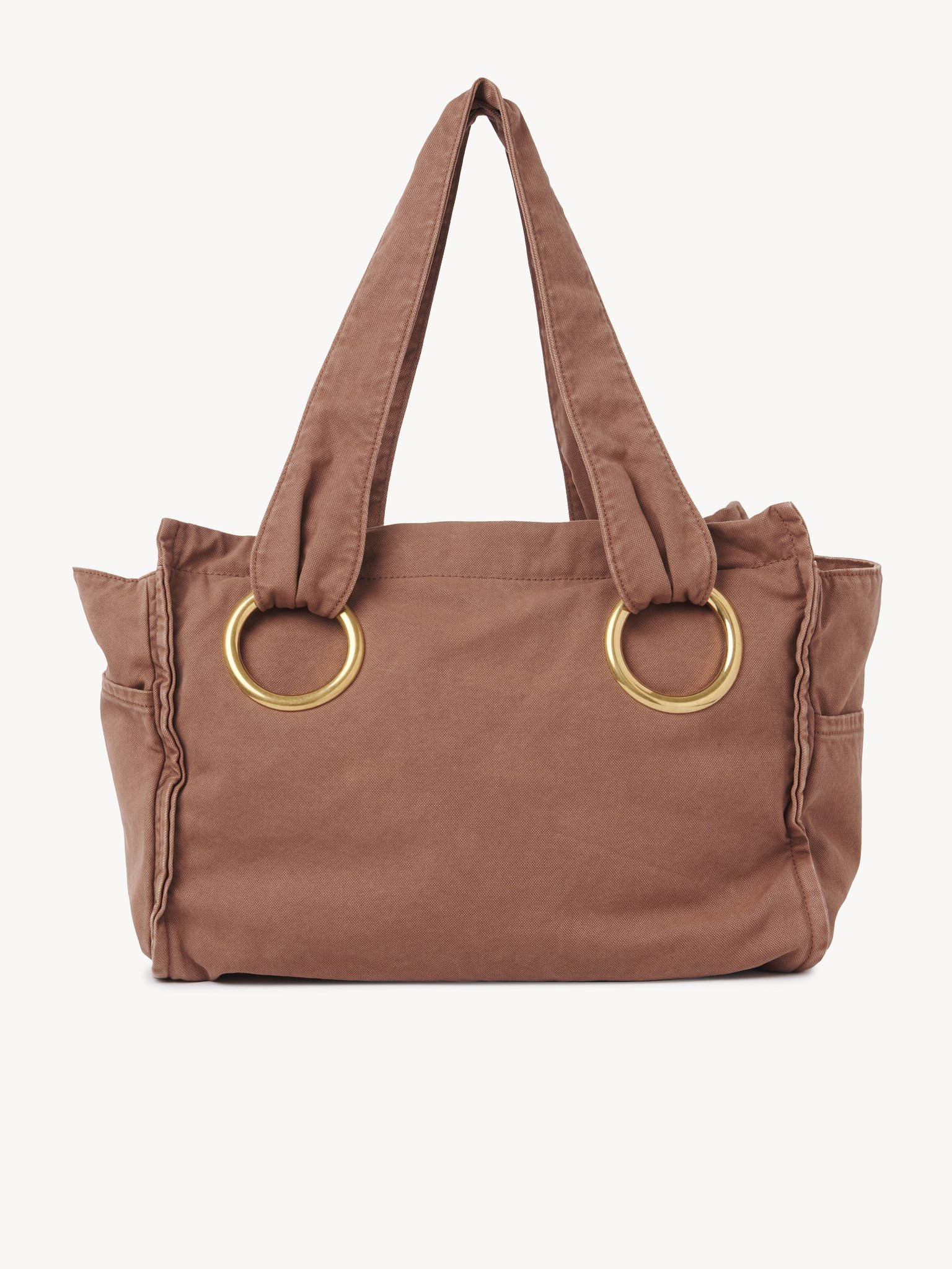 Shop Chloé Plage Tote Bag In Cotton