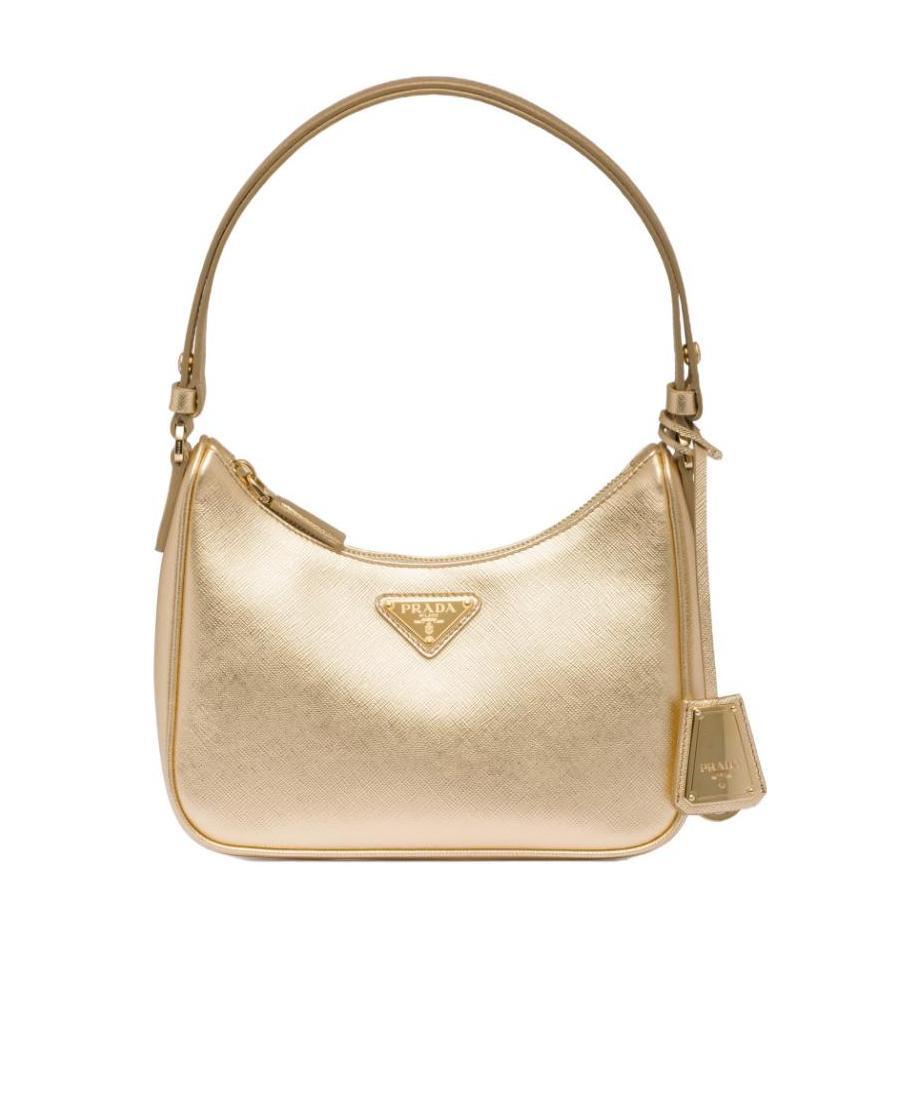 Prada Re-edition 2005 Shoulder Bag In Yellow