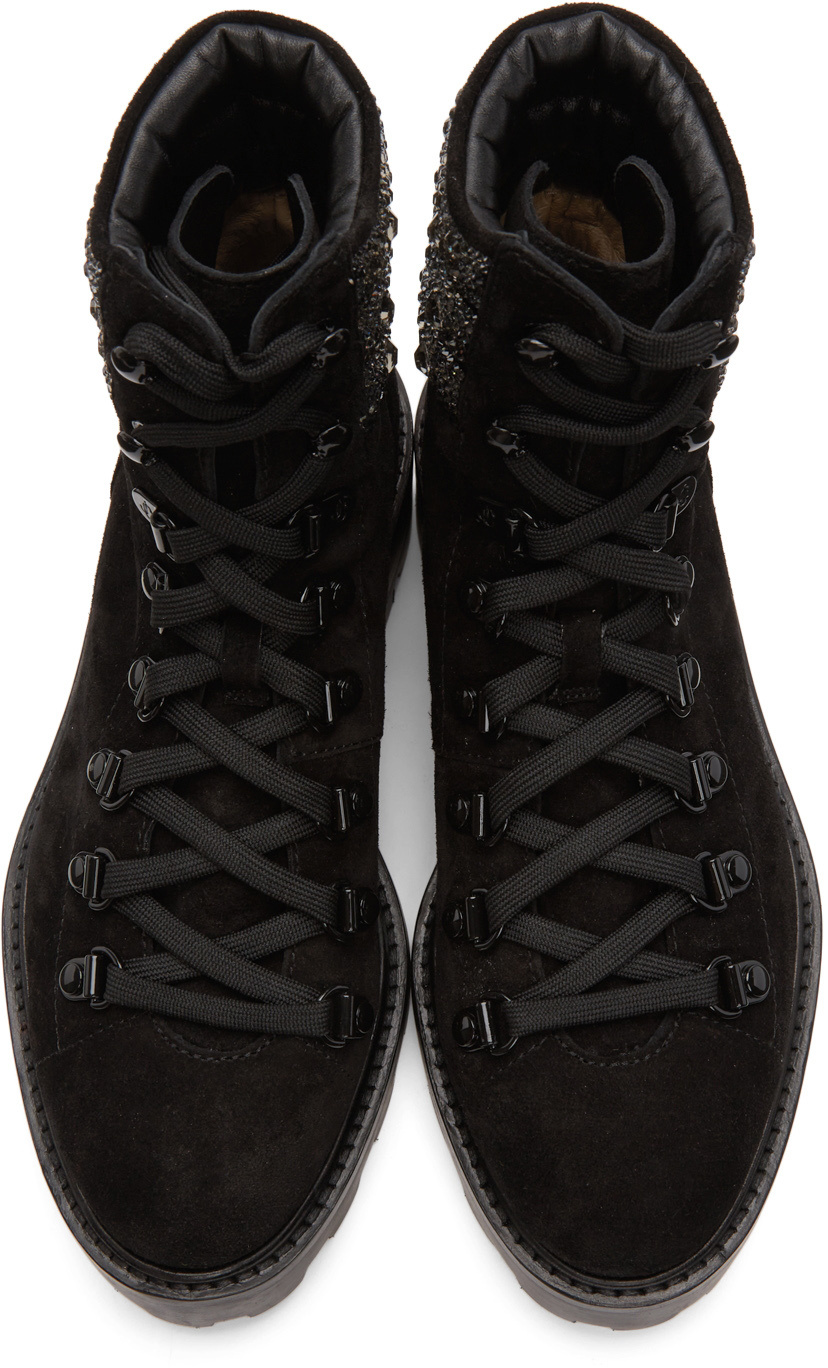 Jimmy Choo Ankle-length Lace-up Boots In Black
