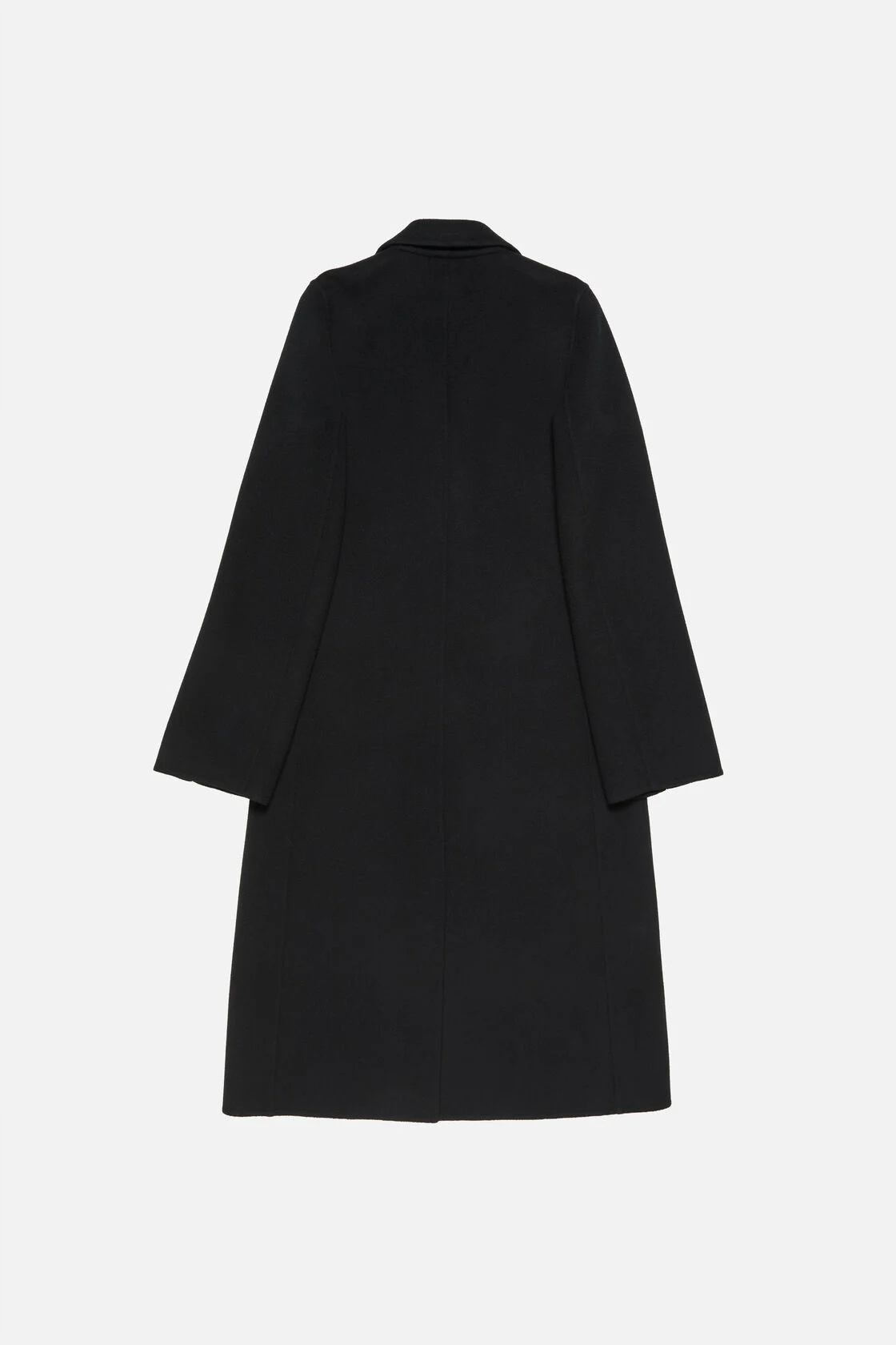 Acne Studios Single Breasted Long Coat In Black