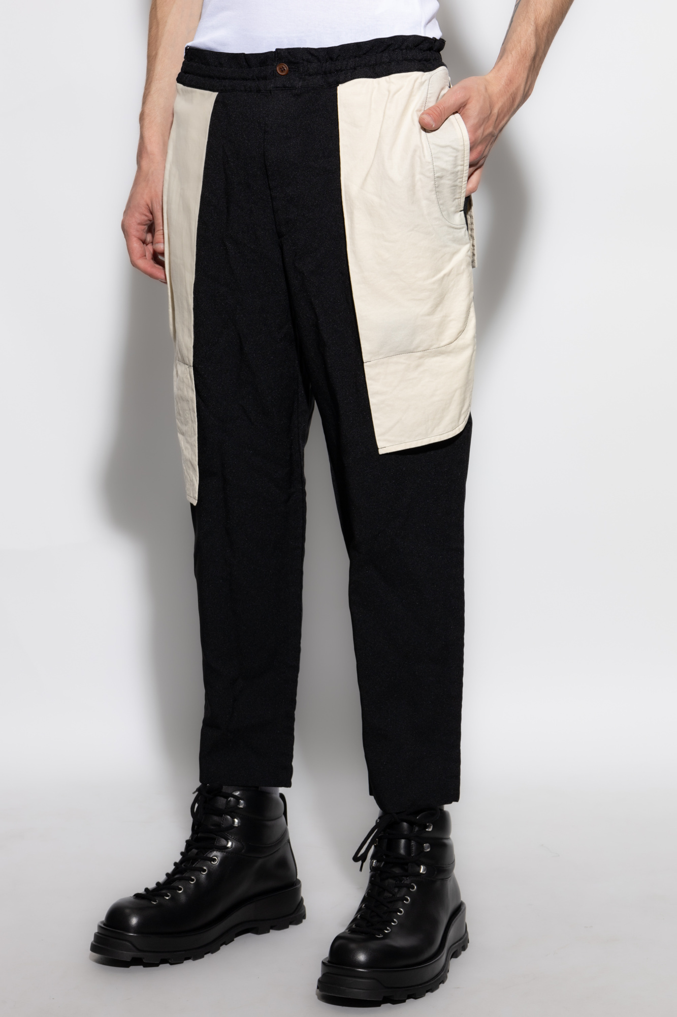 Comme Des Garçons Elastic Waist Casual Pants