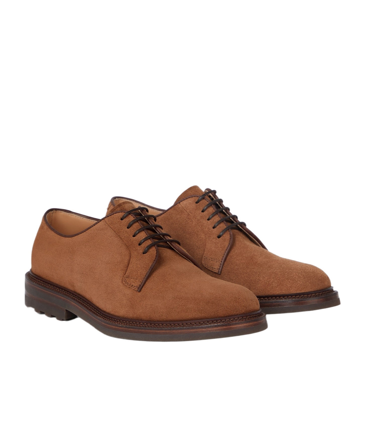 Brunello Cucinelli Pair Of Loafers In Brown