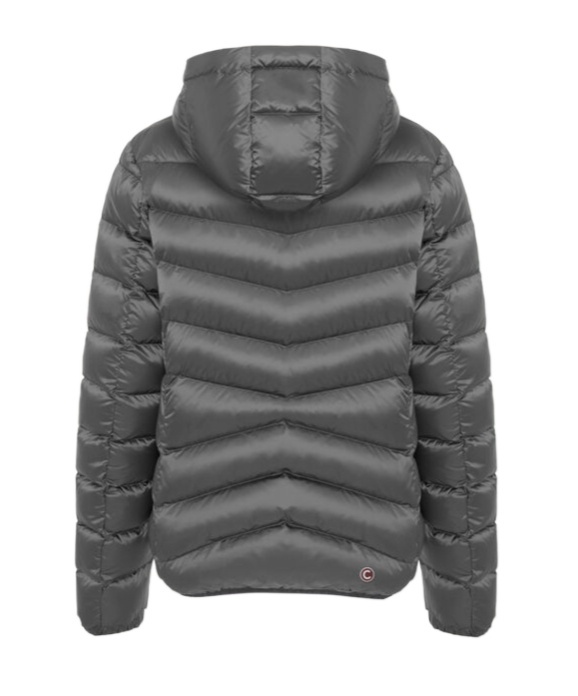 Colmar Originals Quilted Down Jacket With Hood In Gray