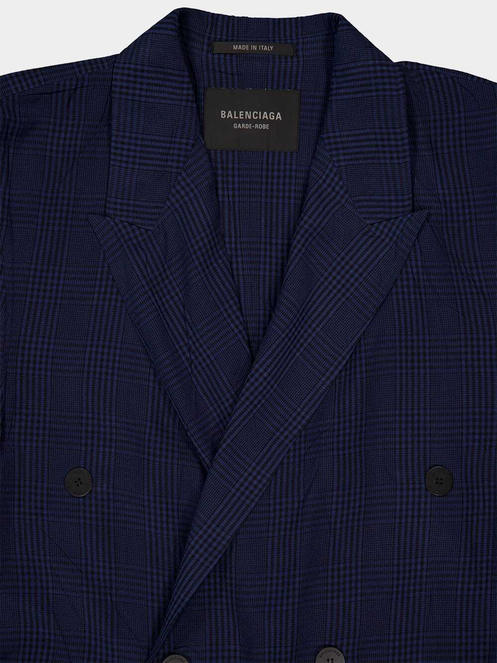 BALENCIAGA FLUID DOUBLE-BREASTED COAT