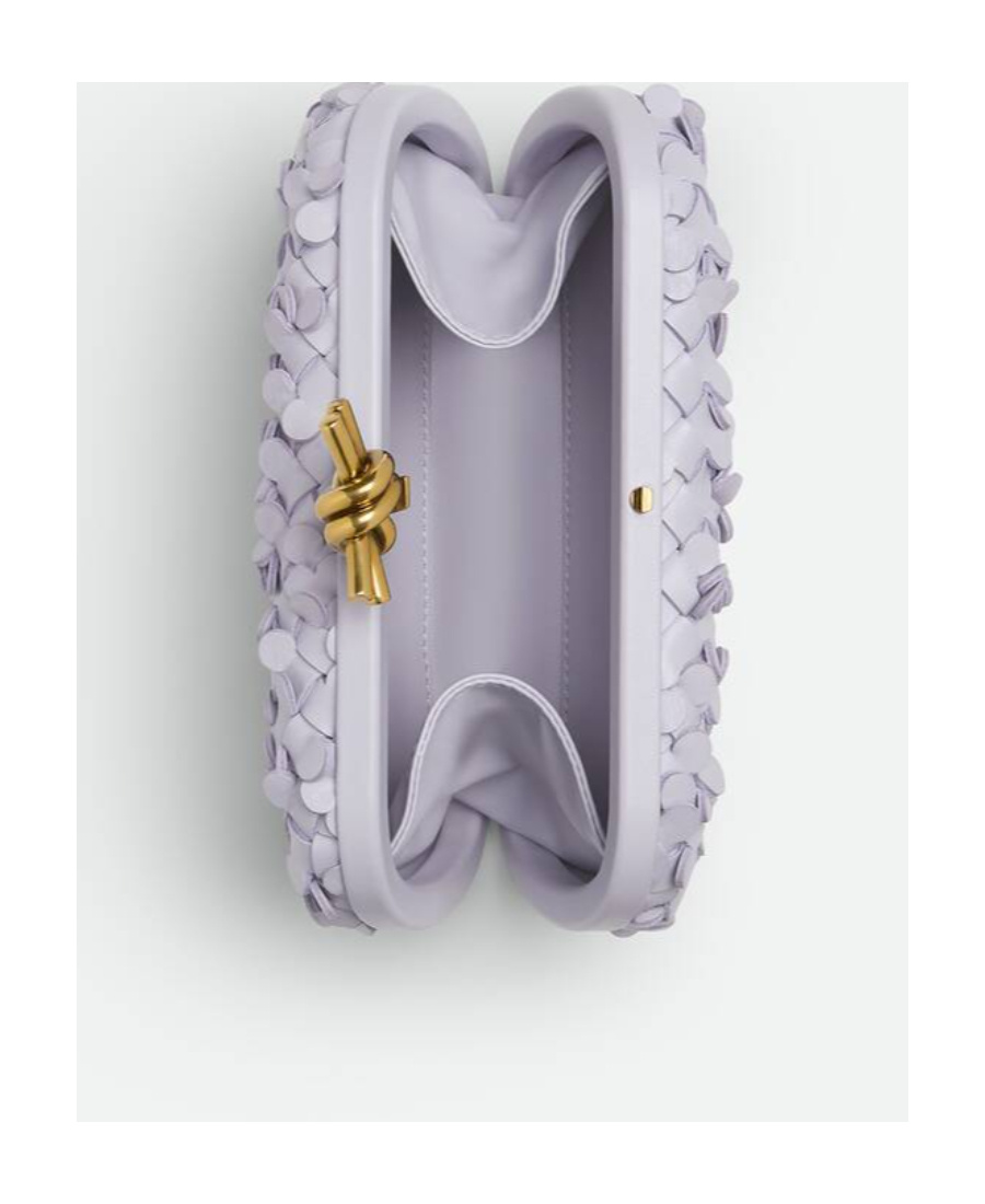 Bottega Veneta Knot Dinner Bag In Purple