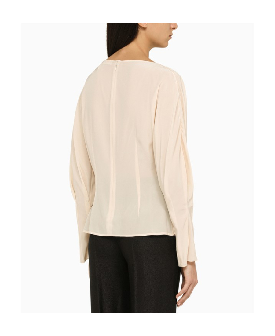 Chloé Chloe Skin Pink Crepe Blouse In Pink