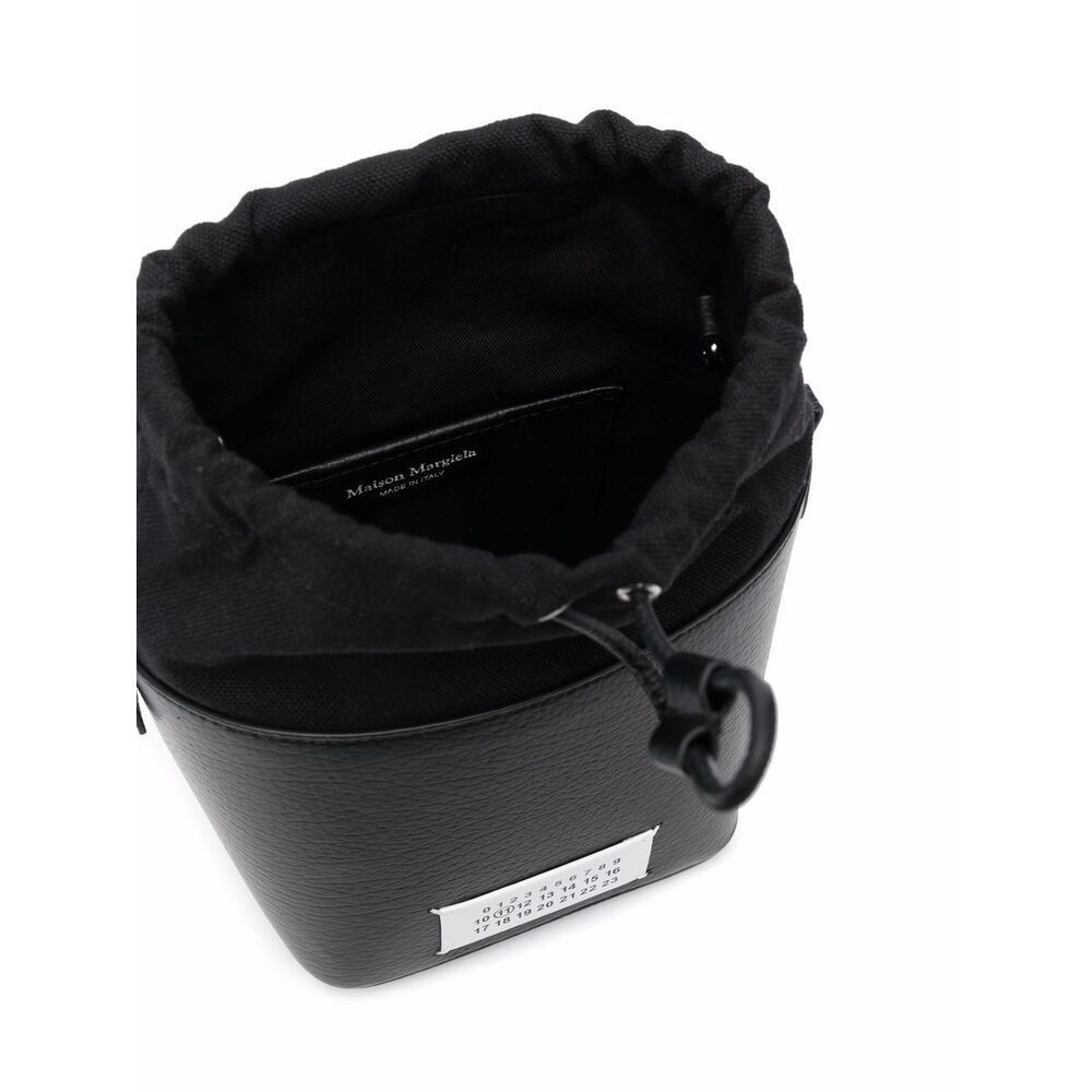 Maison Margiela Borsa A Secchiello 5ac Piccola In Black
