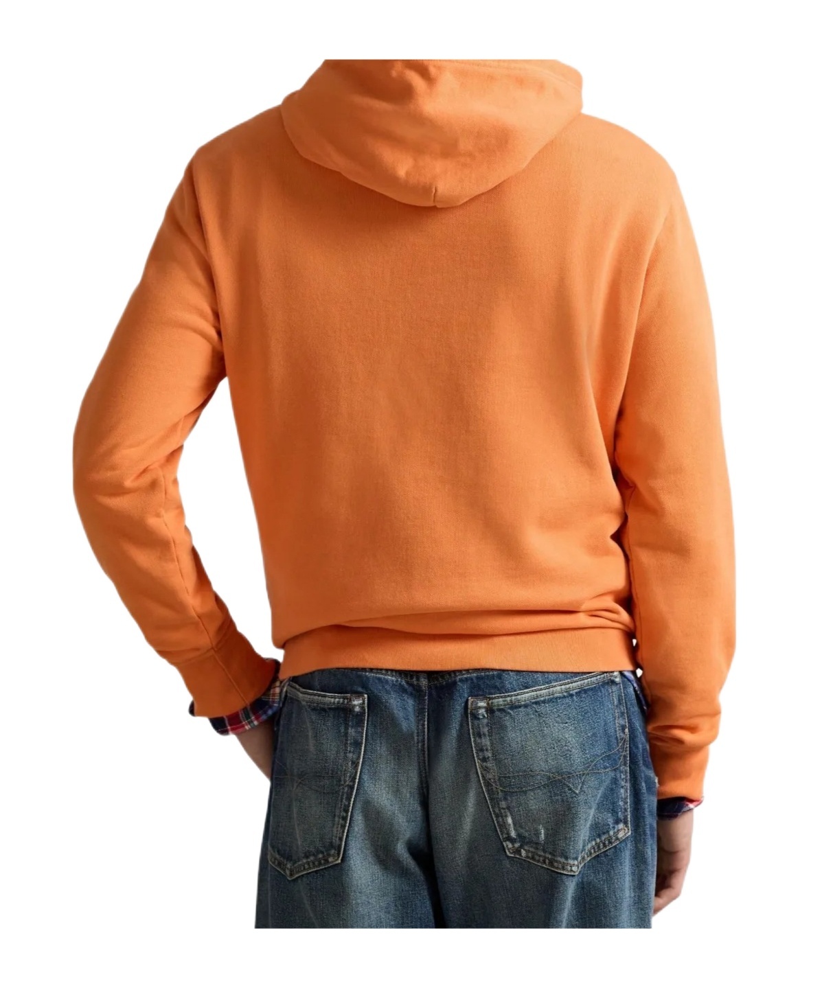 Polo Ralph Lauren Loopback Long-sleeve Sweatshirt In Orange