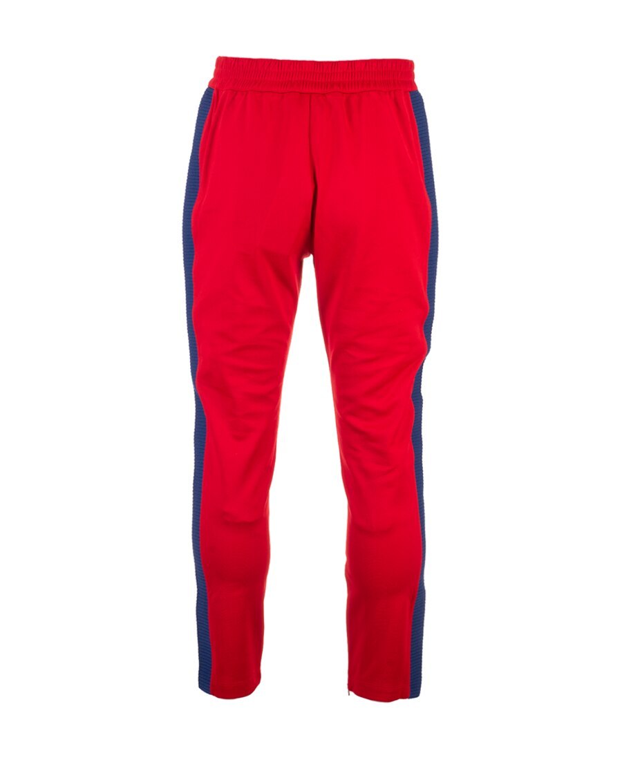 Gucci Side-stripe Track Pants In Red