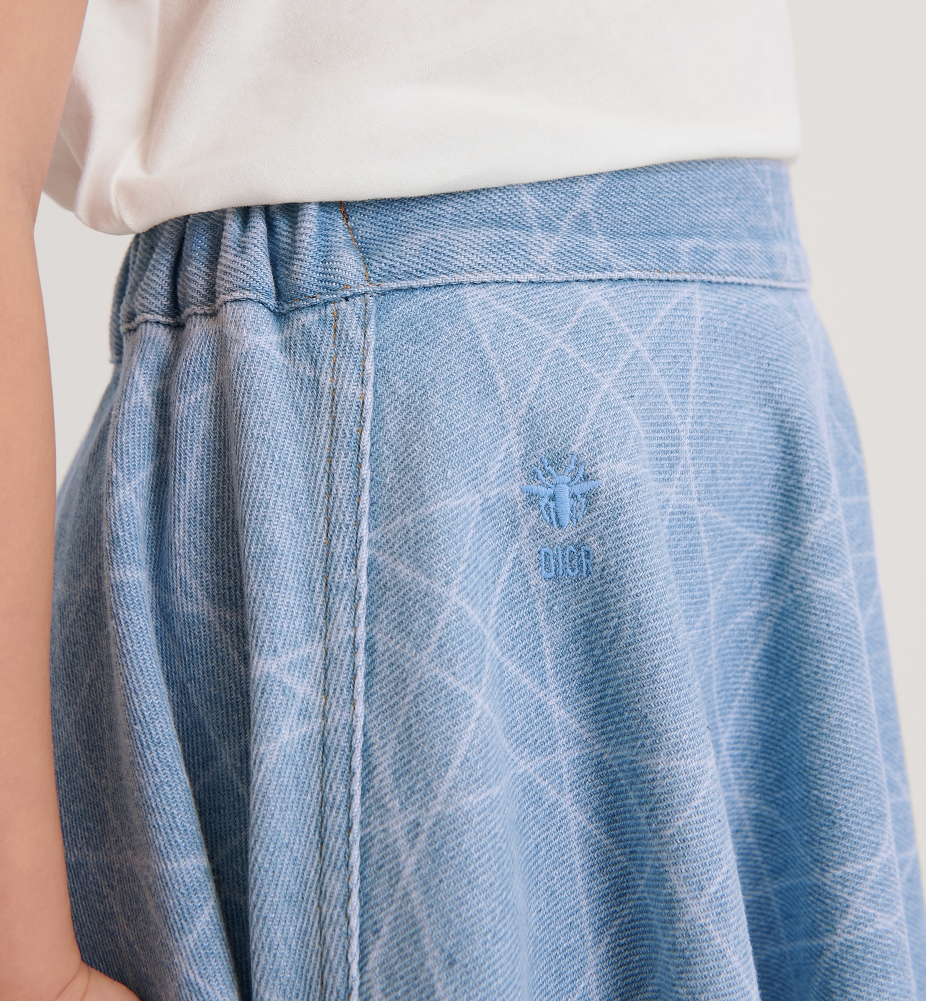 Dior Trumpet Skirt In Blue