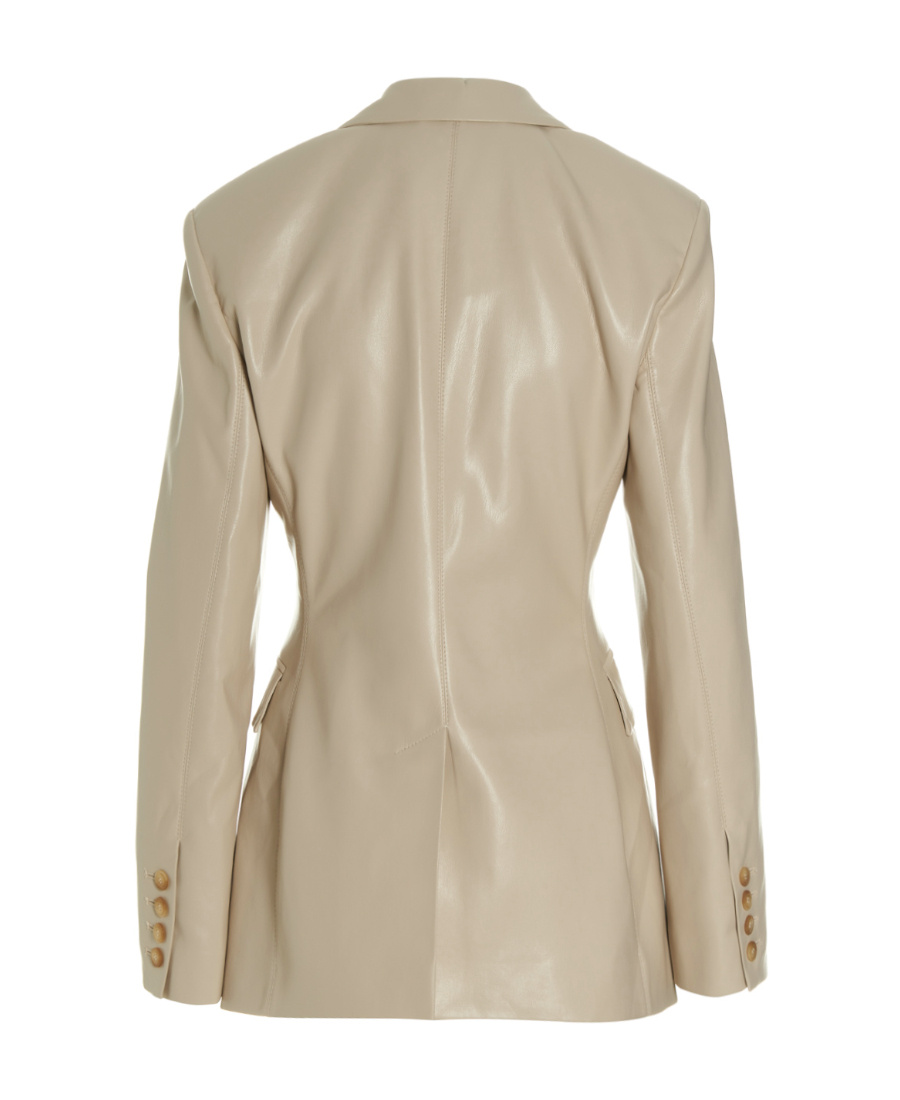 Nanushka Hathi Single-breasted Blazer In Nude